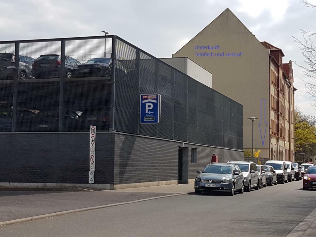 Unterkunft Einfach Und Zentral Erfurt Exterior foto